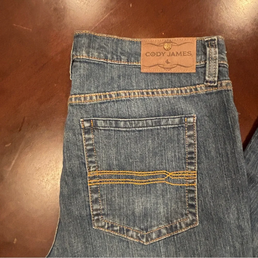 Cody James Men’s Blue Denim Straight Leg Jeans - 34x32 - Picture 2 of 9